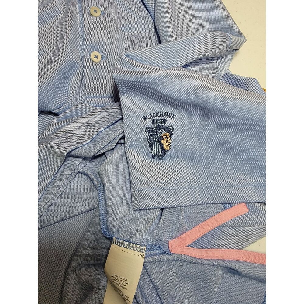 RLX Ralph Lauren Light Blue Blackhawk Polo Shirt - XL - Picture 5 of 7